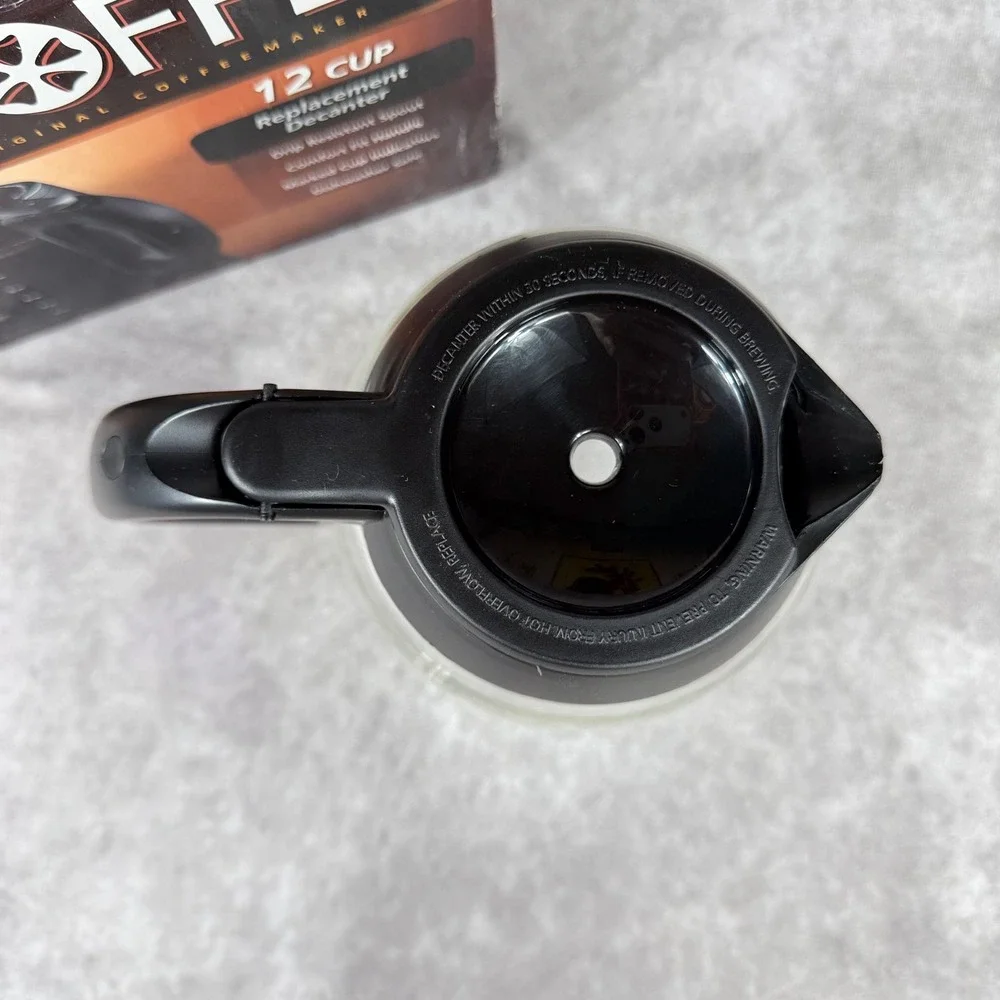 Mr Coffee 12 Cup Replacement‎ Decanter Blk ISD13 Fits: EJ, FT, IS, LM, VM Series
